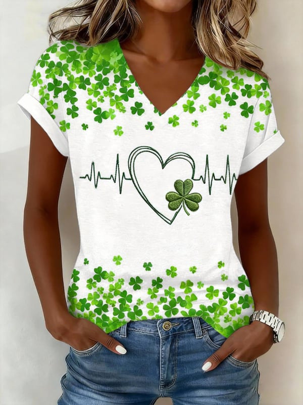 Women's St. Patrick's Day Art Print T-shirt
