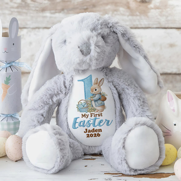 Baby's First Easter - Personalized Stuffed Bunny