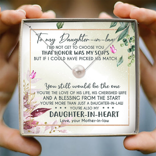 YOU STILL WOULD BE THE ONE - NECKLACE FOR DAUGHTER-IN-LAW FROM MOTHER-IN-LAW