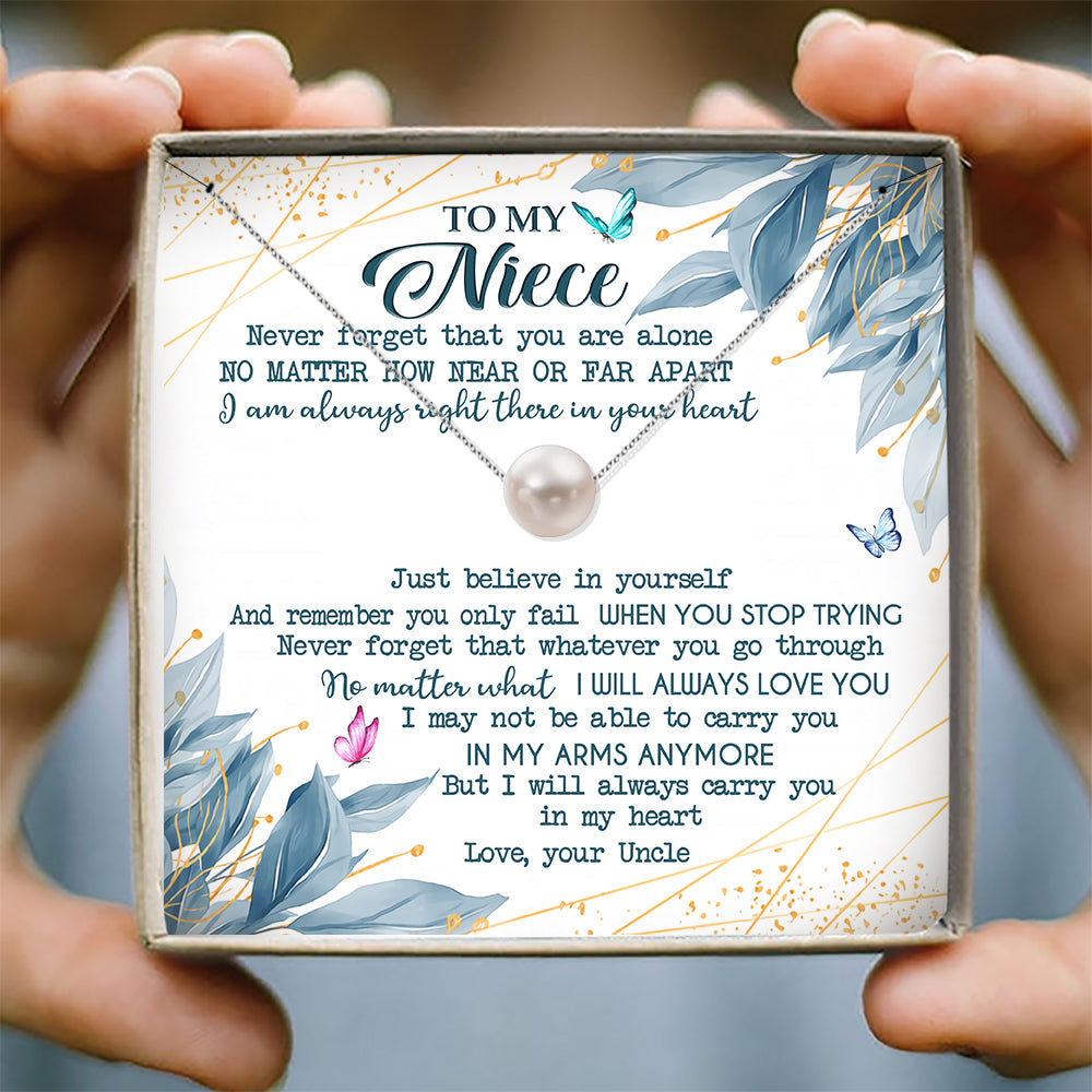 I WILL ALWAYS LOVE YOU - NECKLACE FOR NIECE FROM UNCLE