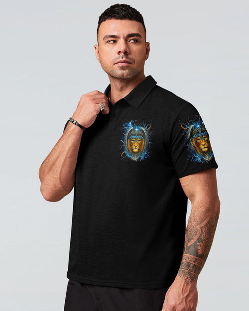 He Brought Me Out Of Darkness Lion Wings Men's All Over Print Shirt