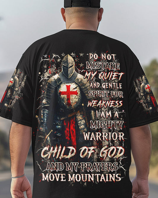 I Am Mighty Warrior Child of God Men's All Over Print Shirt
