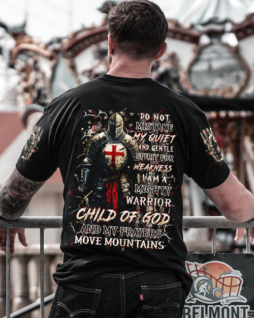 I Am Mighty Warrior Child of God Men's All Over Print Shirt