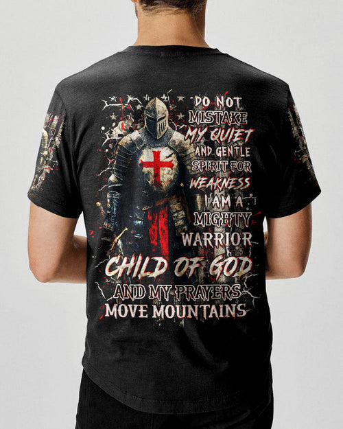 I Am Mighty Warrior Child of God Men's All Over Print Shirt
