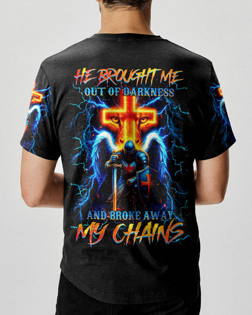 He Brought Me Out Of Darkness Men's All Over Print Shirt