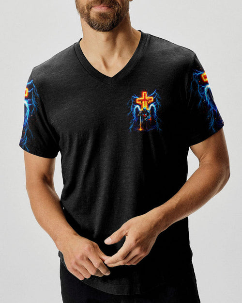 He Brought Me Out Of Darkness Men's All Over Print Shirt