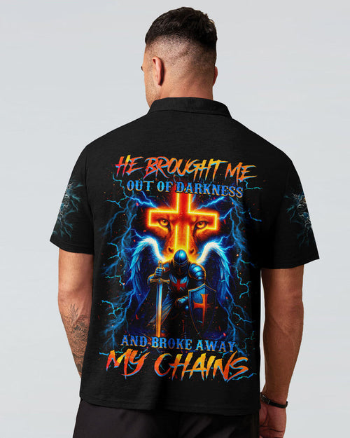 He Brought Me Out Of Darkness Men's All Over Print Shirt