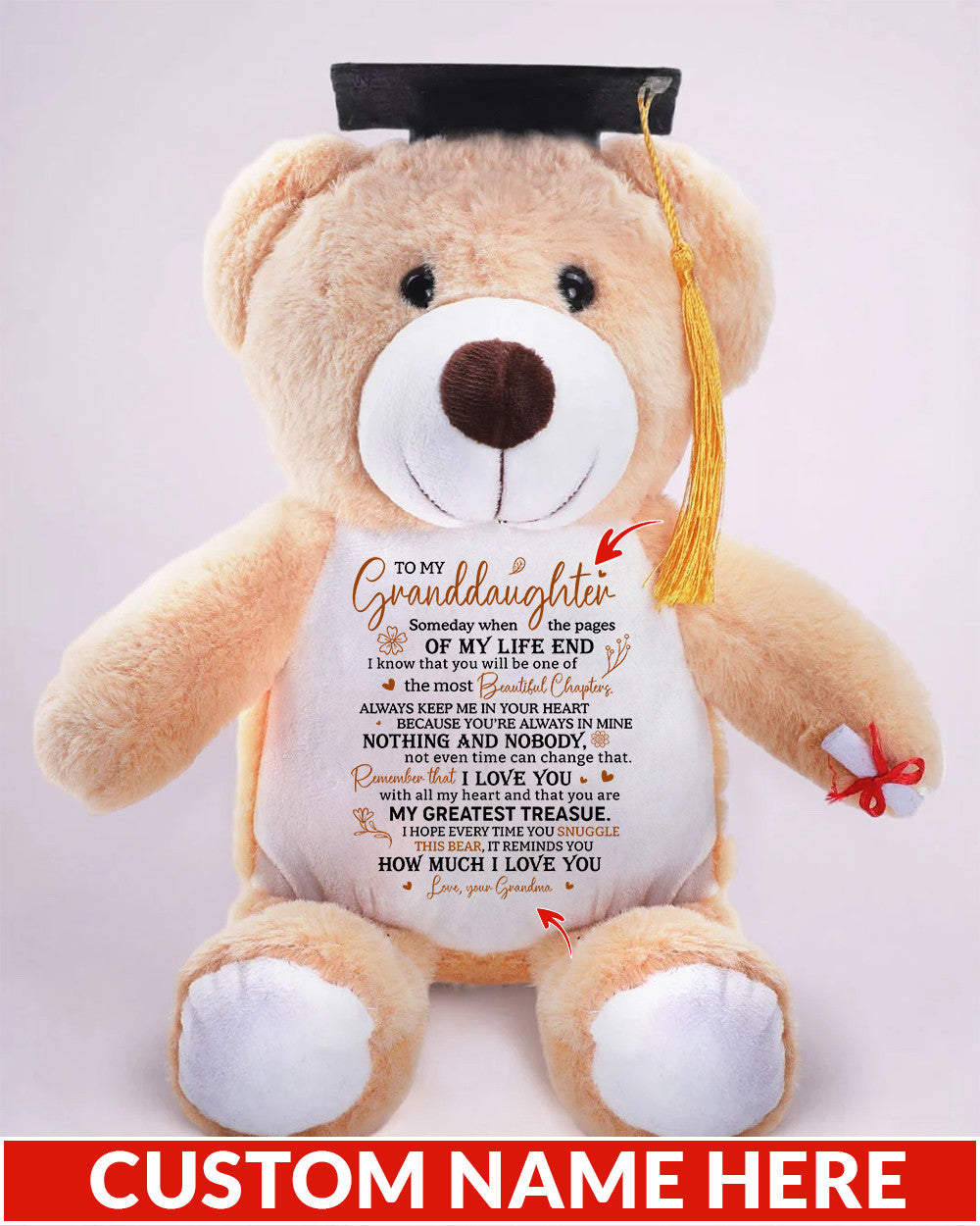 How Much I Love You - Personalized Keepsake from Grandma
