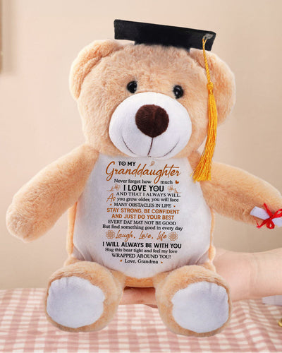 Personalized Graduation Bear – A Hug from Grandma to Granddaughter