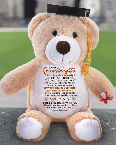 Personalized Graduation Bear – A Hug from Grandma to Granddaughter