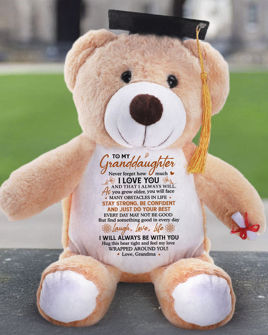 Personalized Graduation Bear – A Hug from Grandma to Granddaughter