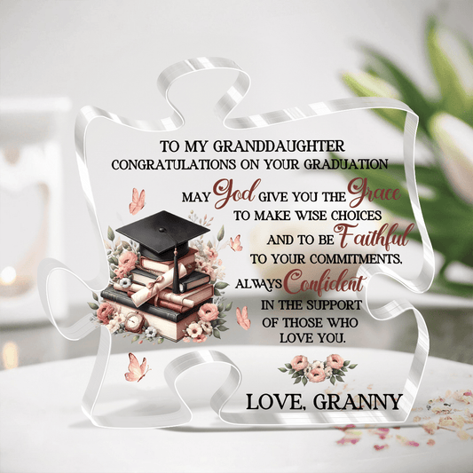 May God Give You The Grace - Personalized Custom Shaped Squared Acrylic Plaque