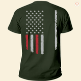 Best Dad Ever - Personalized Back Printed Shirt Father's Day