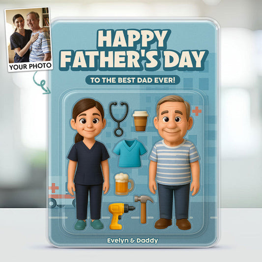 Best Dad Ever - Personalized Acrylic Plaque