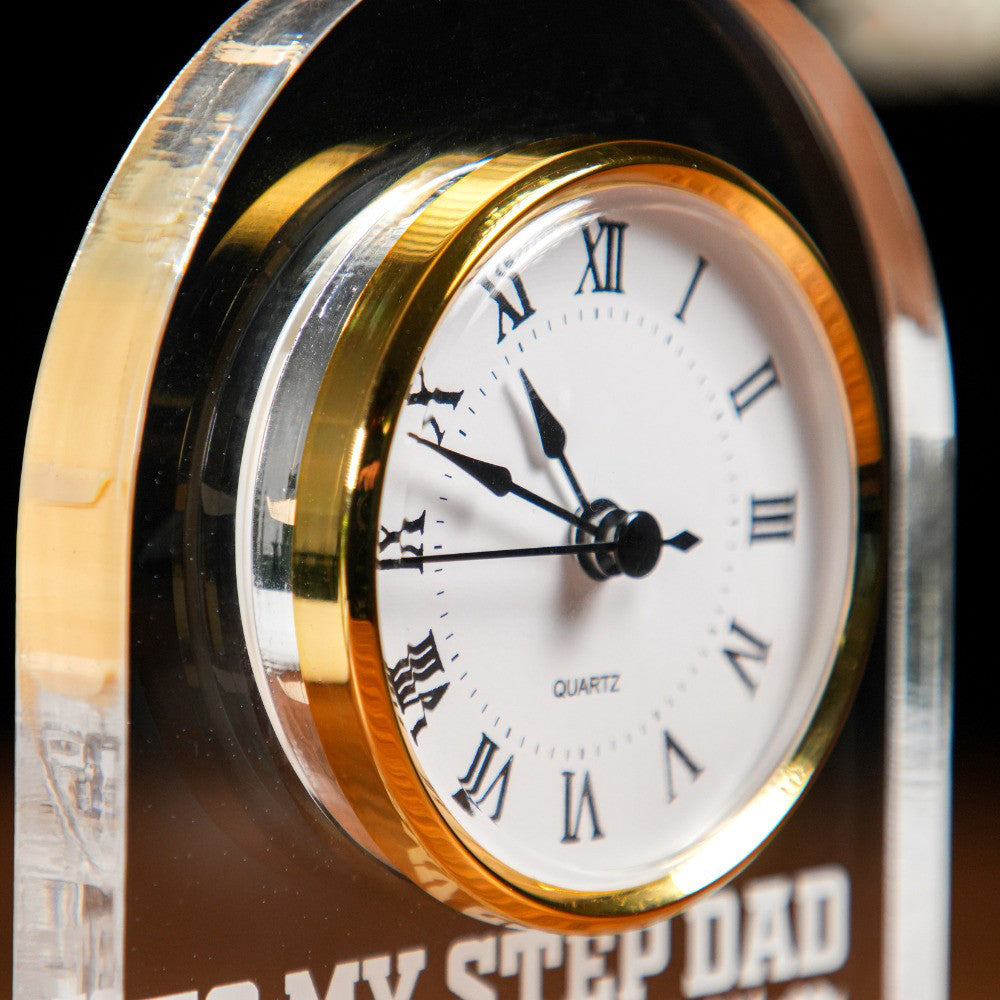 Acrylic Desk Clock Plaque