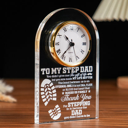 Acrylic Desk Clock Plaque