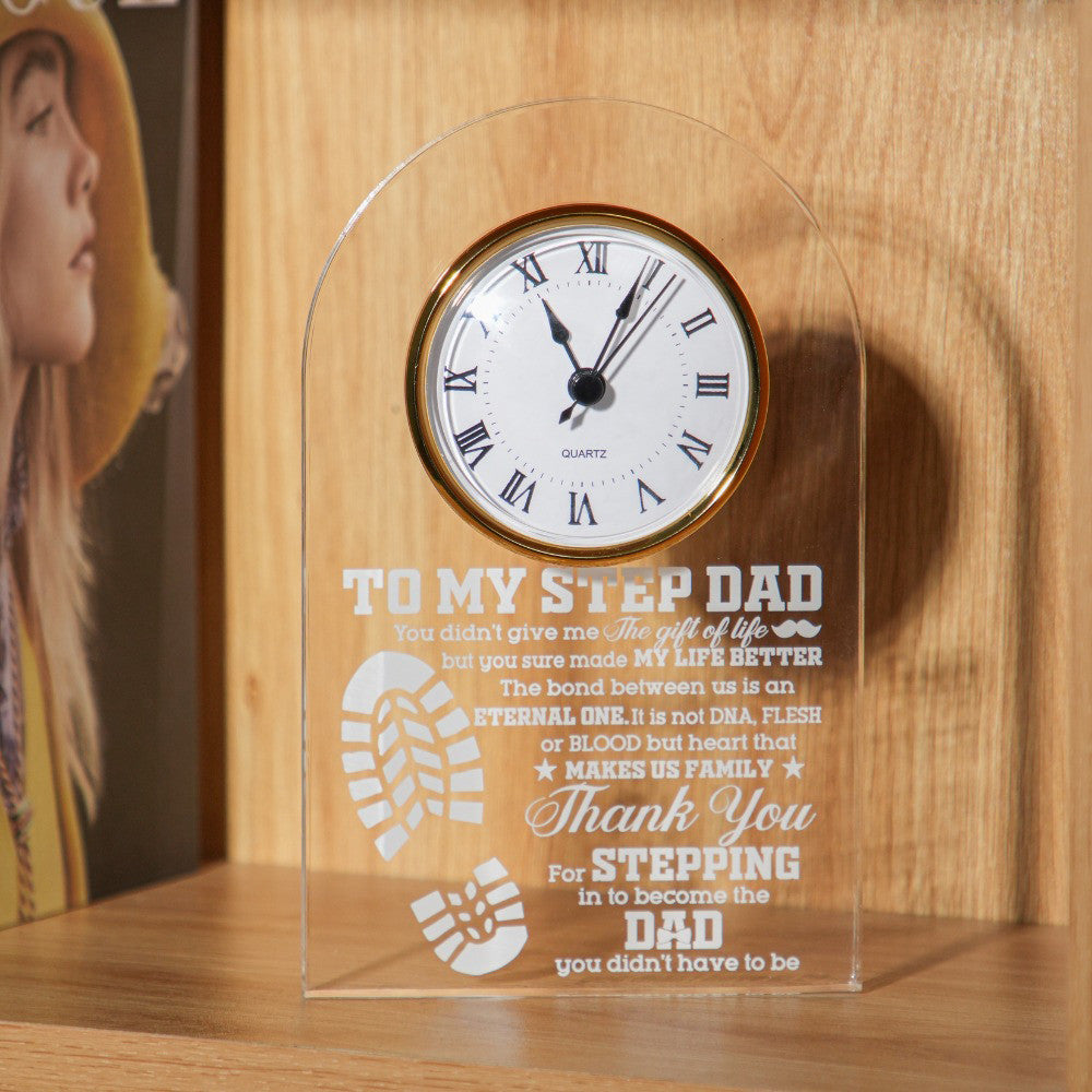 Acrylic Desk Clock Plaque