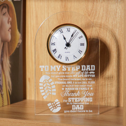 Acrylic Desk Clock Plaque