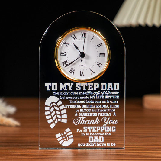 Acrylic Desk Clock Plaque