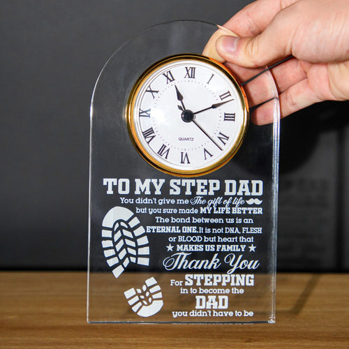 Acrylic Desk Clock Plaque