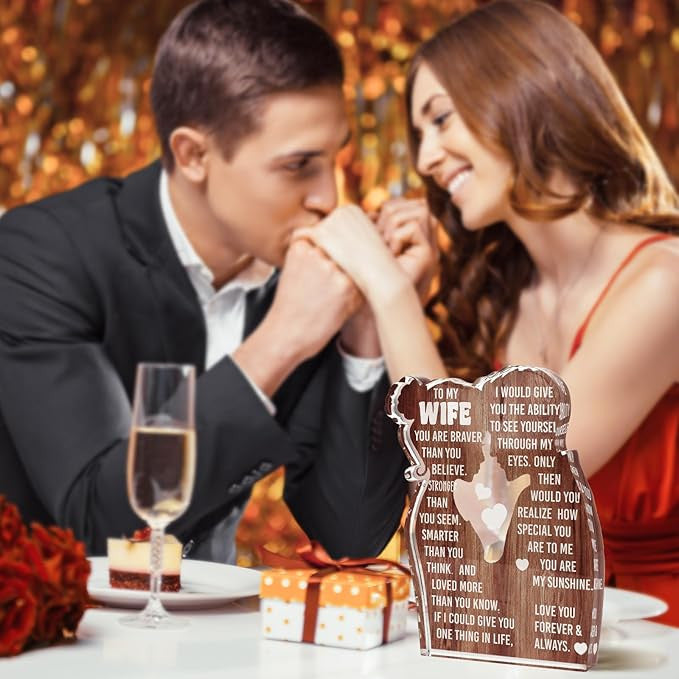 Heartfelt Acrylic Plaque – Meaningful Gift for Dad, Mom, Grandma, or Partner - Perfect for Desk Decor & Special Occasions