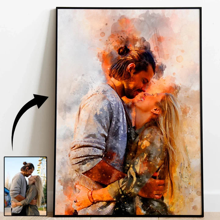 Personalized Watercolor Portrait