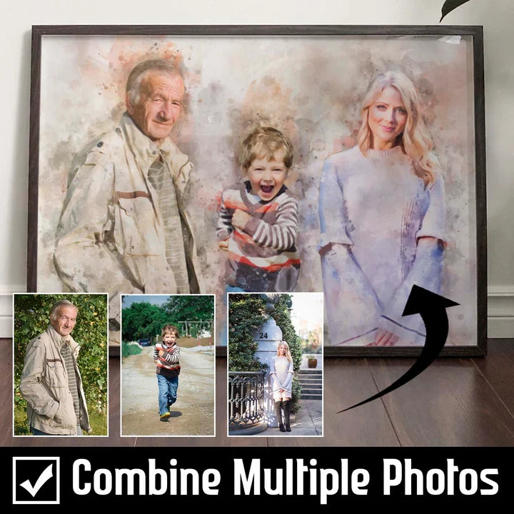 Personalized Watercolor Portrait