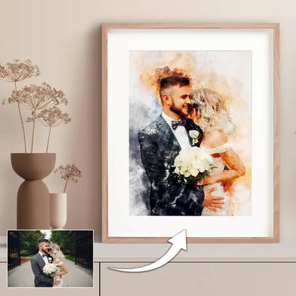 Personalized Watercolor Portrait