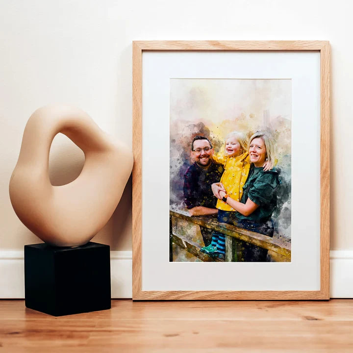 Personalized Watercolor Portrait
