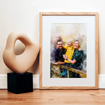 Personalized Watercolor Portrait