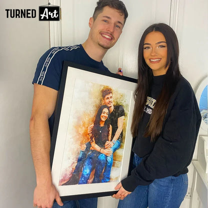 Personalized Watercolor Portrait