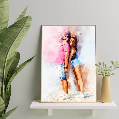 Personalized Watercolor Portrait