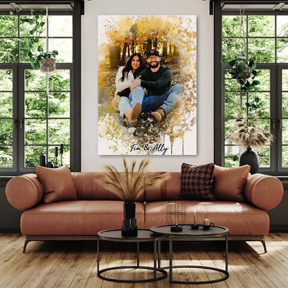 Couples Personalized Portrait