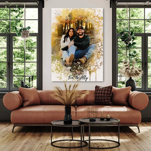 Couples Personalized Portrait