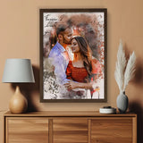 Couples Personalized Portrait – Your Love Captured in Art