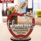 Apple Puzzle Piece - Personalized 2 - Layer Wooden Plaque