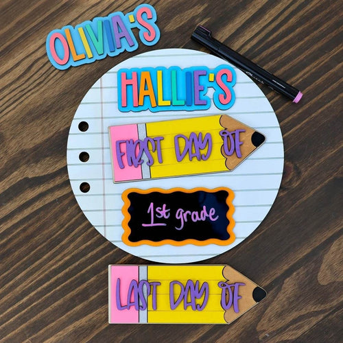 School Milestone Back to School Sign Kit