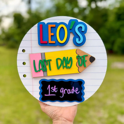 School Milestone Back to School Sign Kit