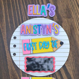 School Milestone Back to School Sign Kit