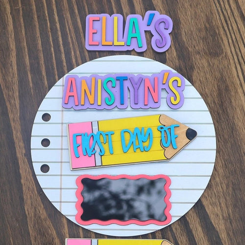 School Milestone Back to School Sign Kit