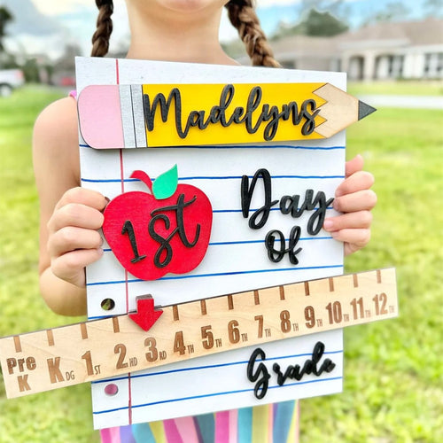 Interchangeable Back to School Sign Kit – 1st & Last Day of School Prop