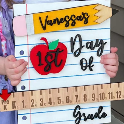 Interchangeable Back to School Sign Kit – 1st & Last Day of School Prop