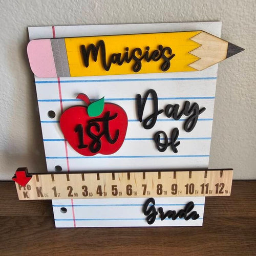 Interchangeable Back to School Sign Kit – 1st & Last Day of School Prop