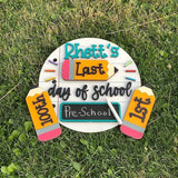 Interchangeable Back to School Sign Kit – 1st & Last Day of School Milestone Prop