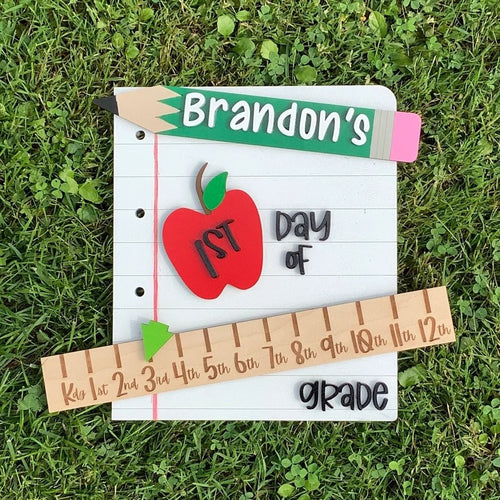 Interchangeable Back to School Sign Kit – 1st & Last Day of School Milestone Prop