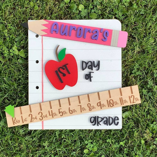 Interchangeable Back to School Sign Kit – 1st & Last Day of School Milestone Prop