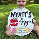 Back to School Sign Kit – Interchangeable First & Last Day of School Photo Prop