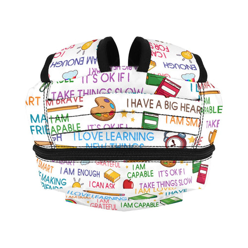 My Daily Affirmation - Personalized School Backpack - Gift For Kids