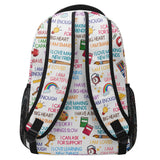 My Daily Affirmation - Personalized School Backpack - Gift For Kids