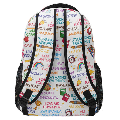 My Daily Affirmation - Personalized School Backpack - Gift For Kids